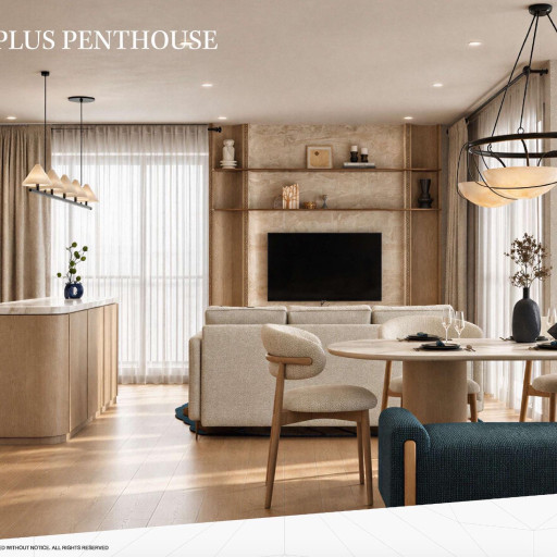 The Title KUARTZ, 2 bedroom apartments - from 56 m² to 97 m²