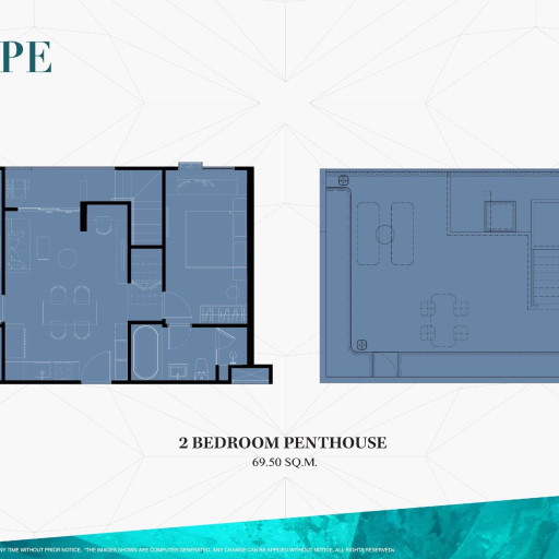 The Title KUARTZ, 2 bedroom apartments - from 56 m² to 97 m²